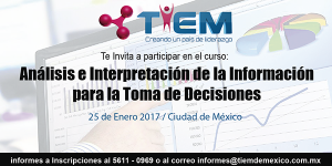 Análisis, información, tomo de deciciones