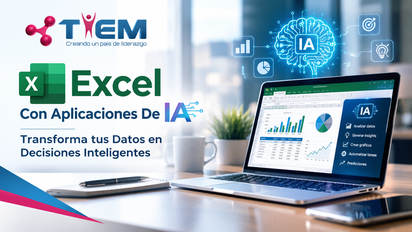 Portada: Excel Con Aplicaciones De IA