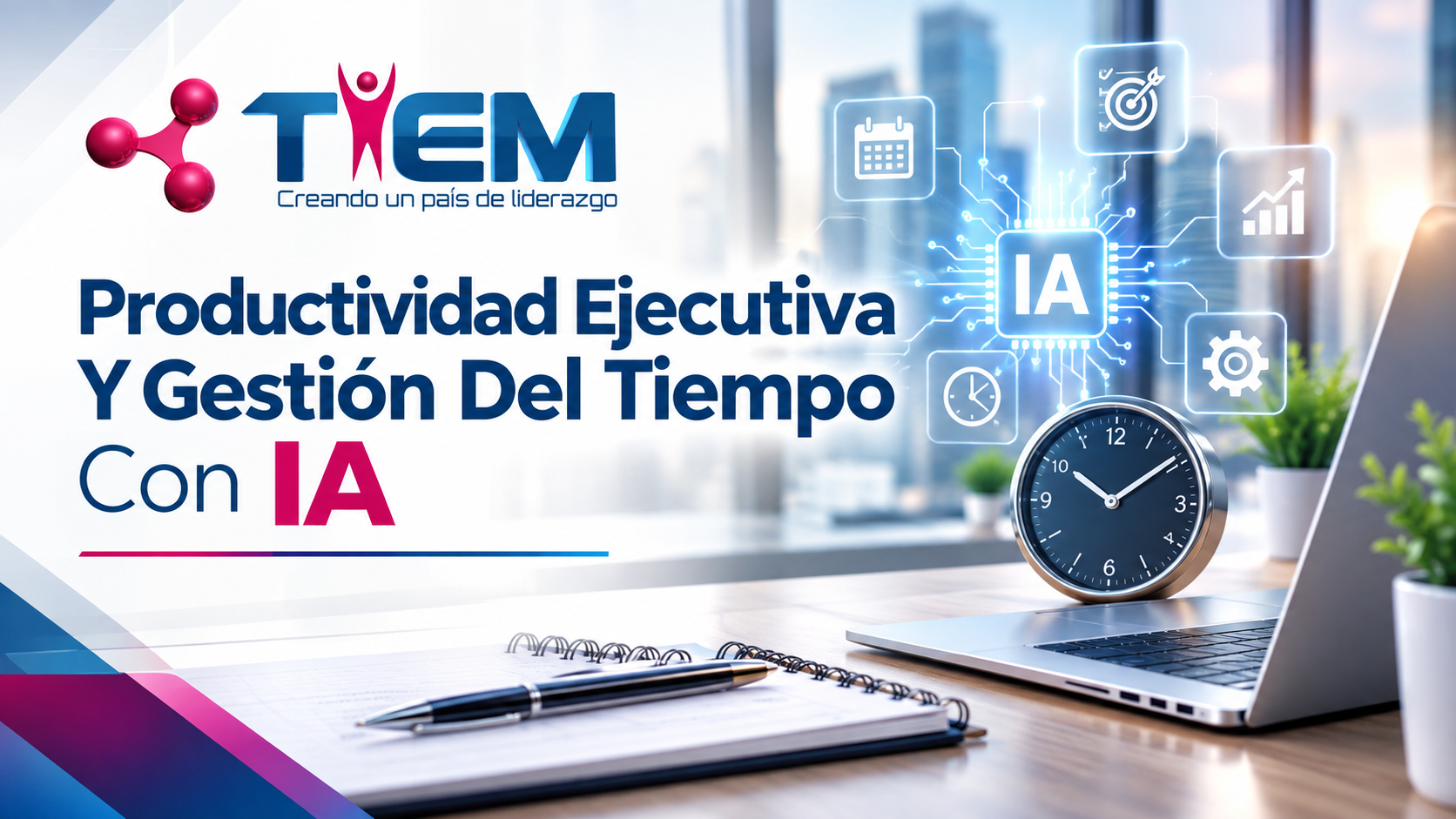 Portada: Productividad Ejecutiva Y Gestión Del Tiempo Con IA